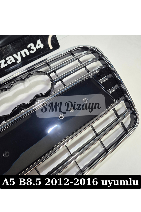 A5 B8.5 S5 Ön Panjur Böbrek Krom 2012-2016 Plastik Nikelajlı