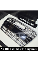 A5 B8.5 S5 Ön Panjur Böbrek Krom 2012-2016 Plastik Nikelajlı-5