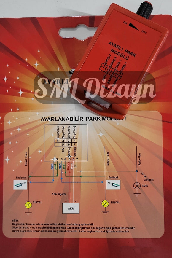 ayarlı amerikan park modülü