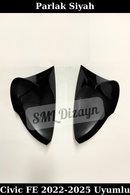 bat mirror cover for 2022-2023-2024-2025 honda civic fe1