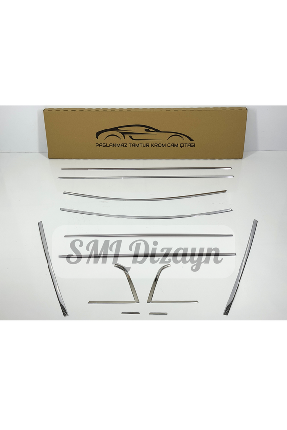 chrome window trims for hyundai bayon