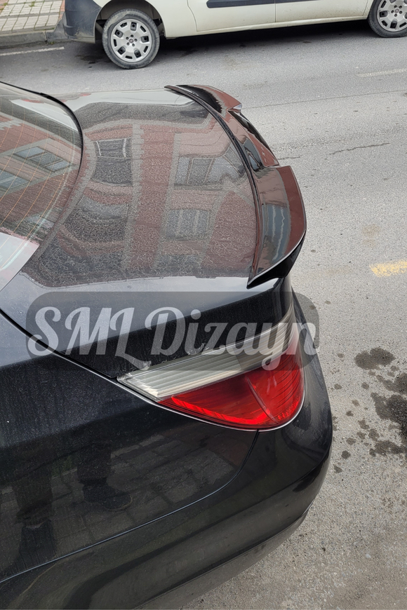 bmw e60 bagaj üstü yarasa spoiler spoyler