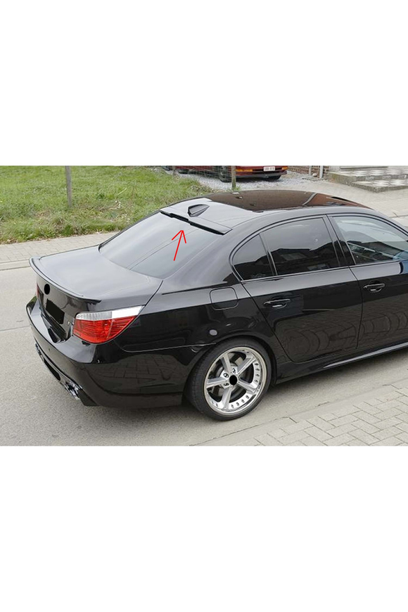 bmw e60 cam üstü yarasa spoiler spoyler