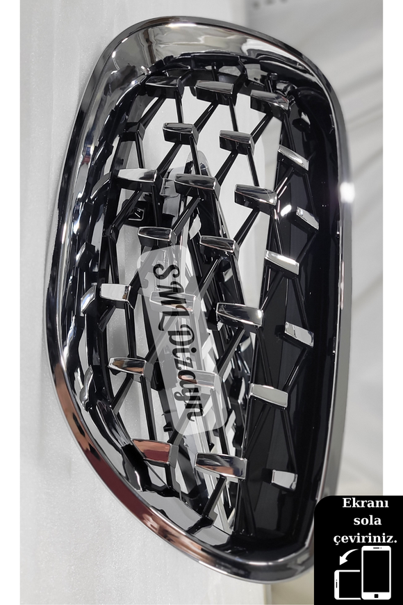 bmw e60 diamond ön panjur böbrek