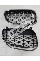 front grill diamond for bmw e60 5 series 520-525-530-535-540-550 2003-2004-2005-2006-2007-2008-2009-2010