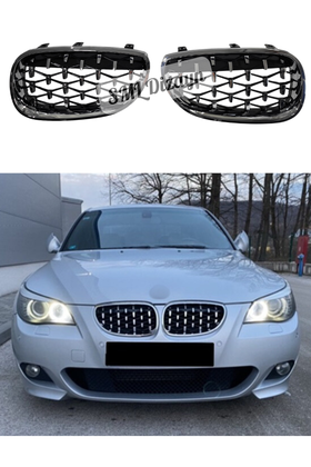 bmw e60 diamond ön panjur böbrek