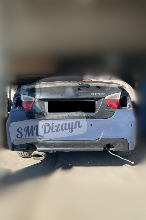 rear diffuser lip for bmw e90 335 m sport 