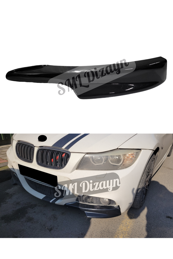 bmw e90 ön tampon flapları ekleri 