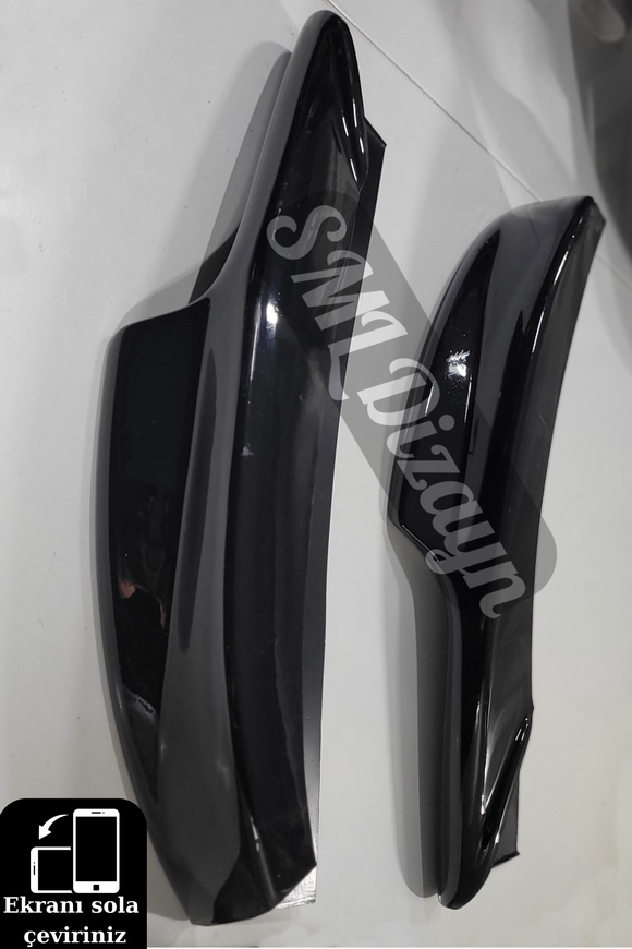 left and right front lip trims covers for bmw e90 lci m technic 2008-2009-2010-2011