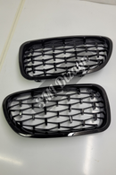 2010-2011-2012-2013-2014-2015-2016-2017 bmw f10 diamond ön panjur böbrek