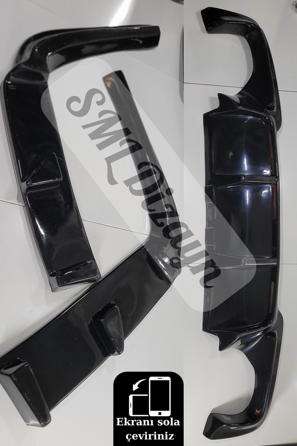 rear diffuser lips and splitters for bmw f10 m sport