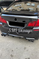 bmw f10 rear diffuser lip m sport dual exhaust