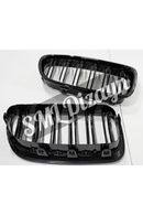 double line front grill for 2010-2011-2012-2013-2014-2015-2016-2017 bmw f10 5 series