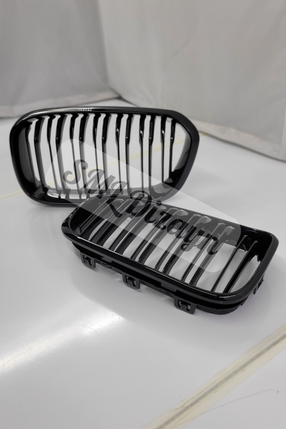 bmw f20 lci front grill double line
