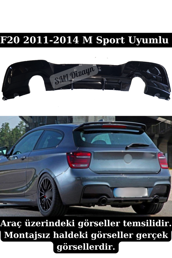 bmw f20 m sport difüzör
