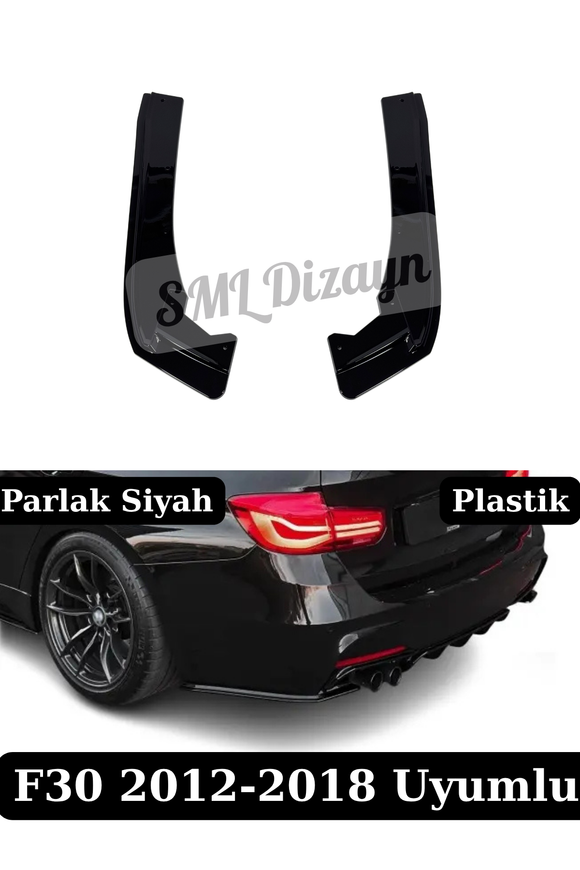 bmw f30 arka flap lip