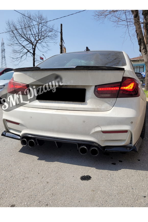 bmw f30 bagaj üstü yarasa spoiler 