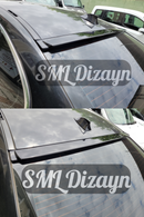 f30 cam üstü çıta spoyler