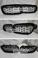 2012-2013-2014-2015-2016-2017-2018  bmw 320d-320i front grill mesh diamond