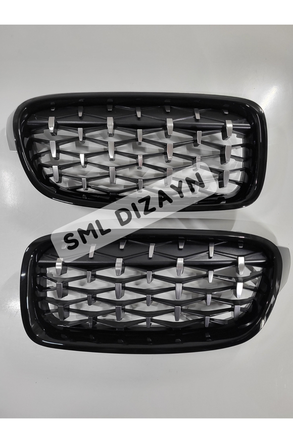 bmw f30 krom ön panjur diamond