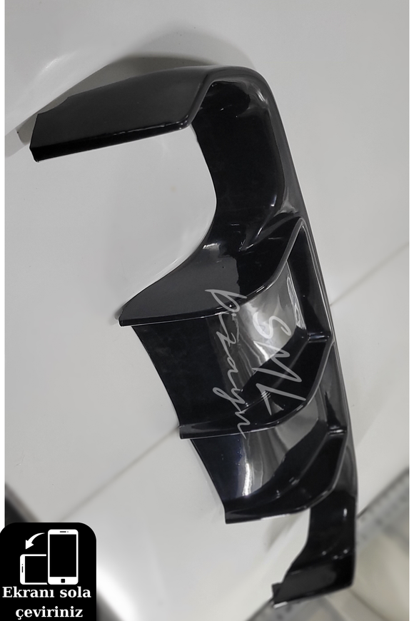 2012-2013-2014-2015-2016-2017-2018 bmw f30 f80 m3 arka difüzör 4 egzoz çıkışlı