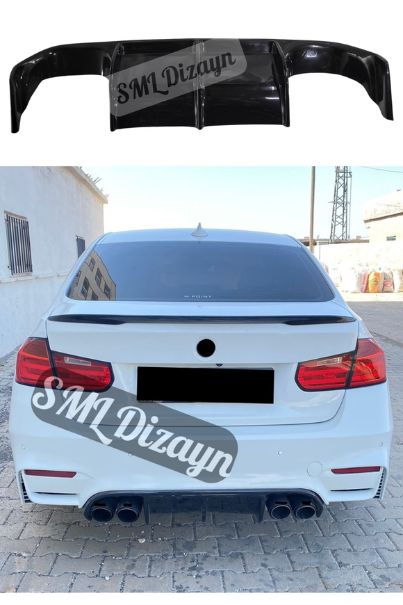bmw f30 f80 difüzör difizör arka ek
