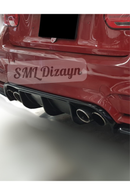 bmw f30 f80 m3 arka tampon difüzör difrizör difizör lip ek