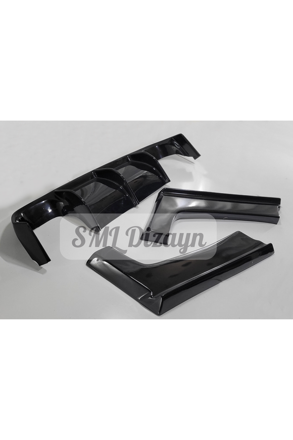 bmw f30 f80 m3 arka difizör yan lip bıçak