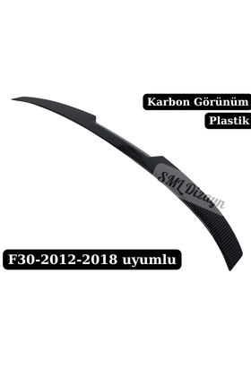 bmw f30 karbon  spoiler