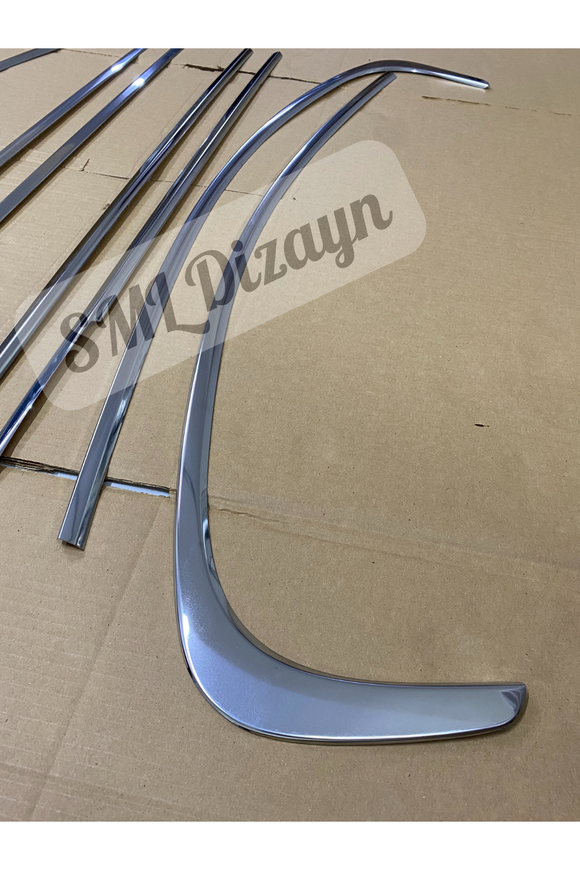 F30 Chrome Window Bead Frame Nickel 8 Pieces 2012-2018