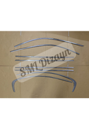 F30 Chrome Window Bead Frame Nickel 8 Pieces 2012-2018-2