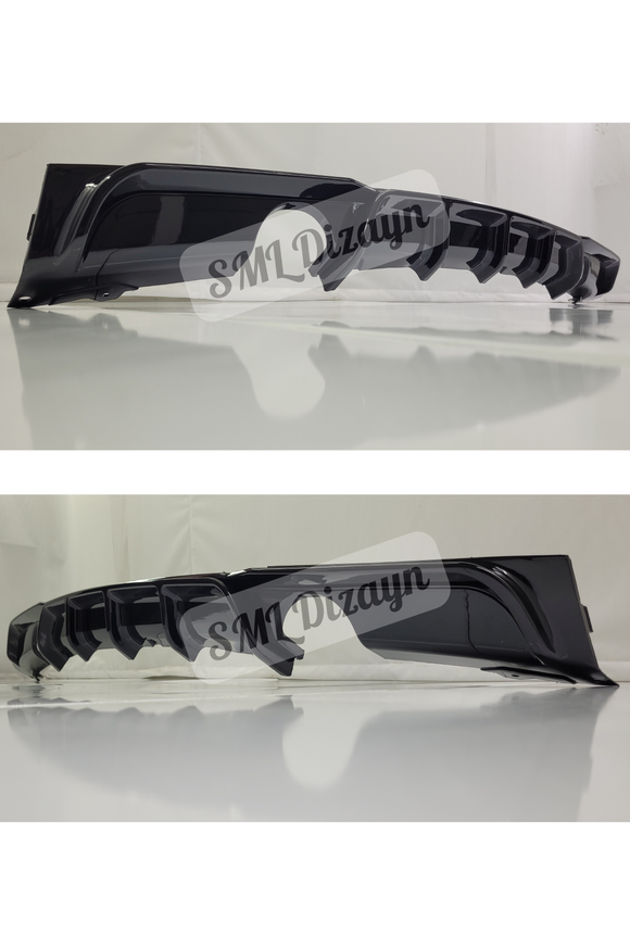 bmw f30 m tech tek çıkış difüzör