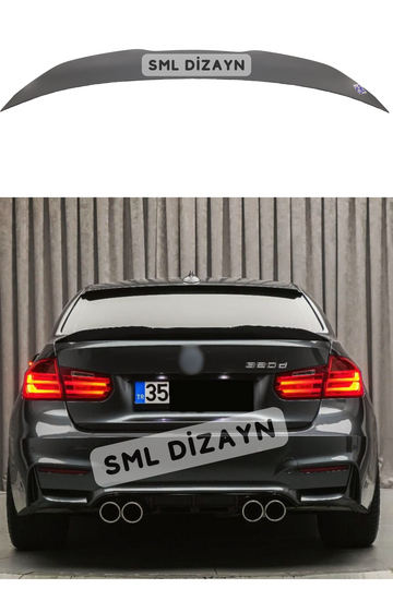 rear trunk psm spoiler for bmw f30 3 series