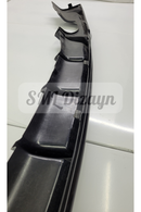 F30 M Sport Sağ-Sol Çift Çıkış Difüzör Arka Ek Parlak Siyah 2012-2018-7