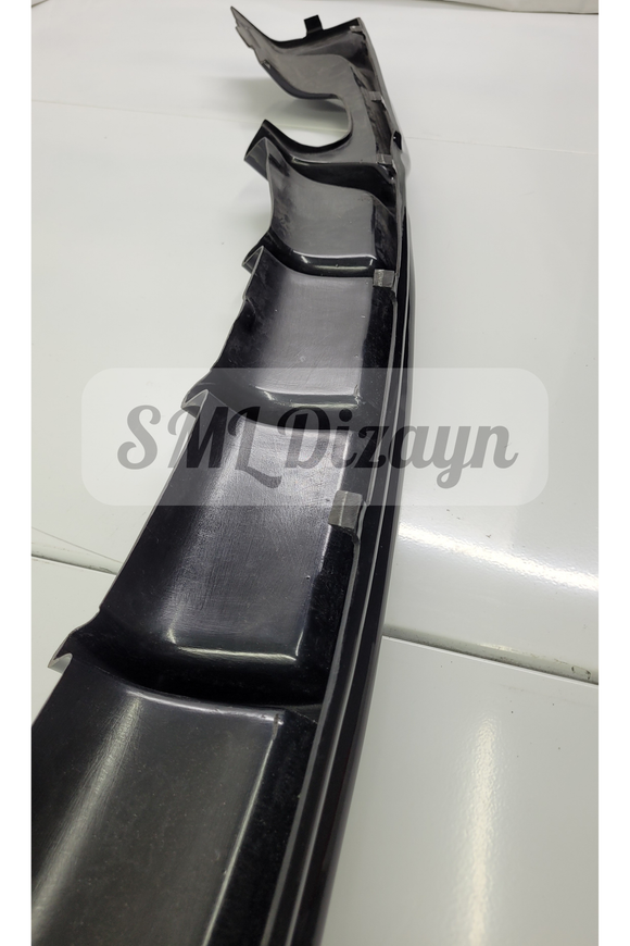 F30 M Sport Sağ-Sol Çift Çıkış Difüzör Arka Ek Parlak Siyah 2012-2018