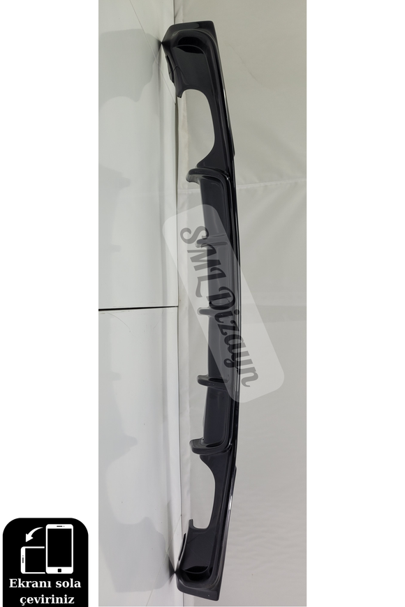 F30 M Sport Sağ-Sol Çift Çıkış Difüzör Arka Ek Parlak Siyah 2012-2018