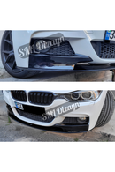 front lip splitters for 2012-2013-2014-2015-2016-2017-2019 bmw f30 m tech sport