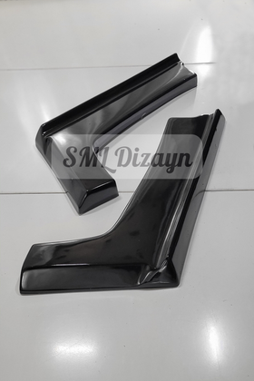 bmw 4 serisi f32-f33-f36 m4 dönüşüm tampon için arka alt yan flaplar bıçaklar