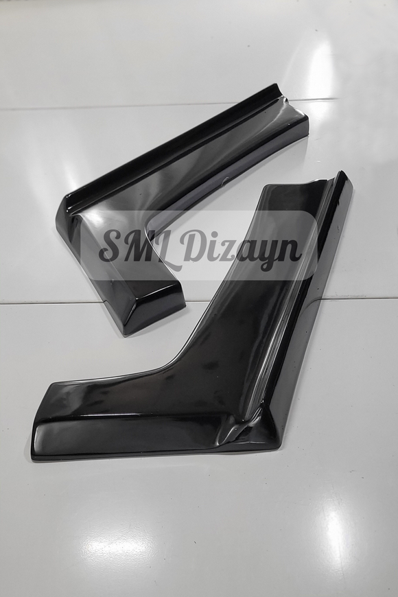 bmw 4 serisi f32-f33-f36 m4 dönüşüm tampon için arka alt yan flaplar bıçaklar