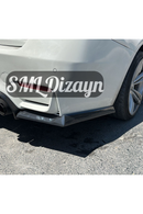 bmw f32 m4 dönüşüm arka tampon için kenar eki flap bıçak lip