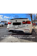 2014-2015-2016-2017-2018-2019-2020 bmw 4 serisi f32-f33-f36 f82 orta kısım difüzör