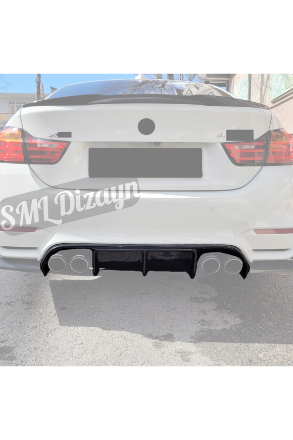 rear diffuser lip for bmw 4 series f32-f33-f36 f82 m4 conversion 2014-2015-2016-2017-2018-2019-2020