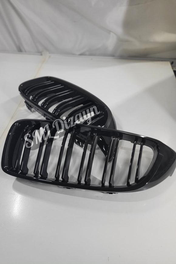  418-420-428-430-435 front grill m4 double line bmw 4 series 2014-2015-2016-2017-2018-2019-2020