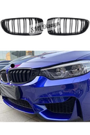 front grill double line m4 for bmw f32-f33-f36 2014-2015-2016-2017-2018-2019-2020