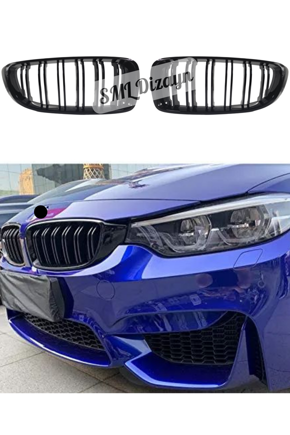 front grill double line m4 for bmw f32-f33-f36 2014-2015-2016-2017-2018-2019-2020