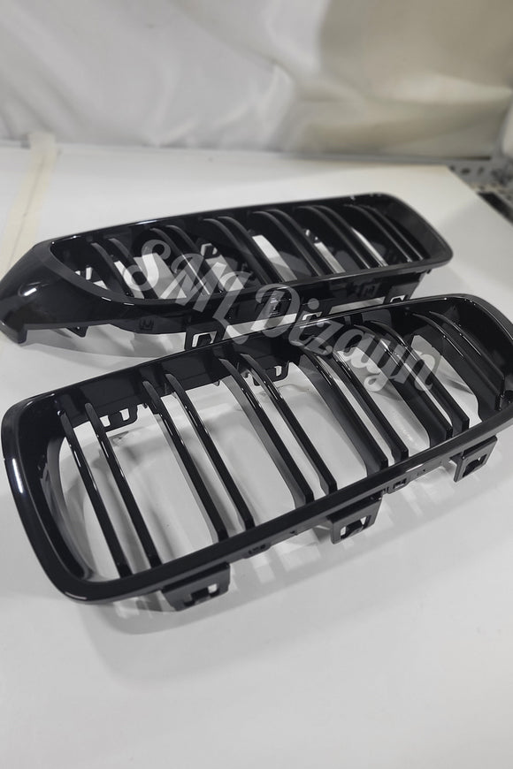 bmw 4 series front grill grille mesh glossy black