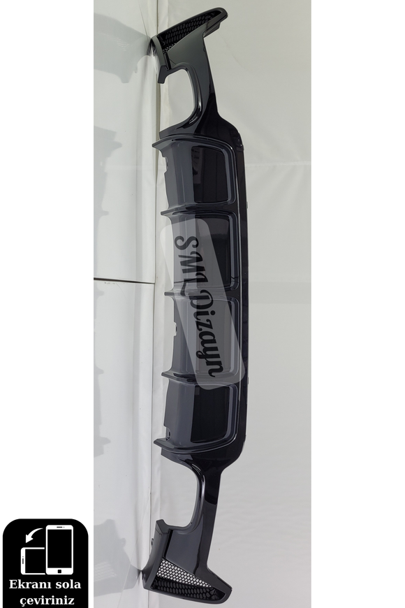 çift çıkış difüzör bmw f32-f33-f36 m sport için