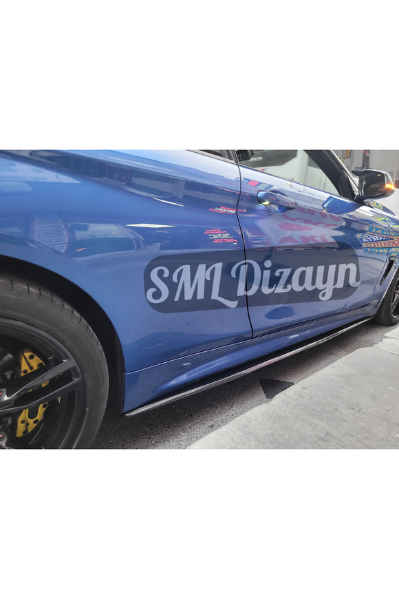 bmw f32-f33-f36 418i-420i yan marşpiyel bıçağı lipi eki