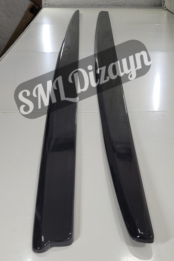 bmw f32-f33-f36 parlak siyah yan lipler bıçaklar
