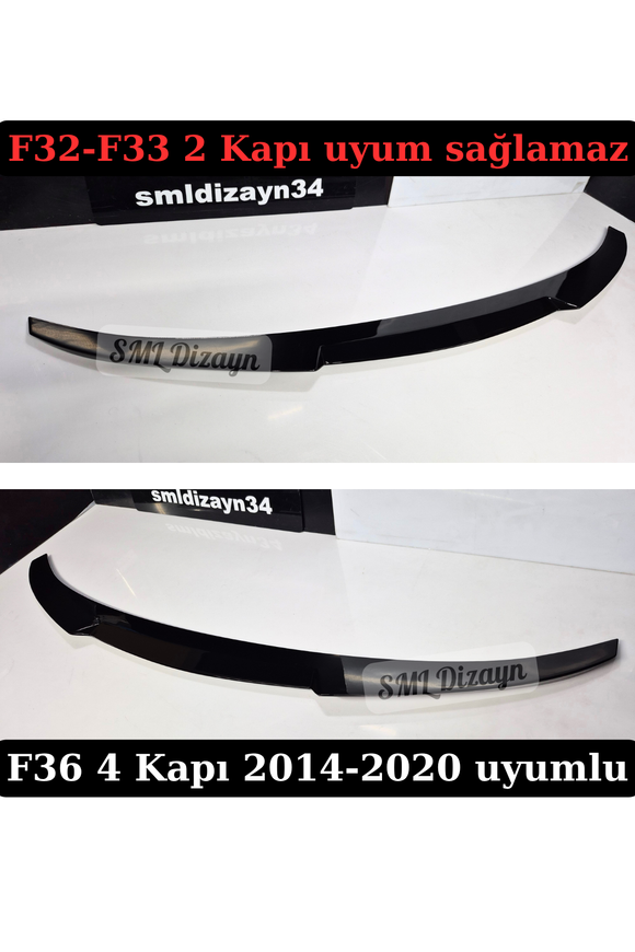 rear trunk spoiler for bmw f36